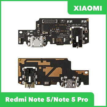 Системный разъем (разъем зарядки) для Xiaomi Redmi Note 5, 5 Pro c микрофоном