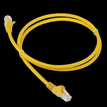 Патч-корд LANMASTER LSZH UTP кат.6, 7.0 м, желтый, LAN-PC45/U6-7.0-YL
