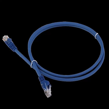 Патч-корд LANMASTER LSZH UTP кат.6, 7.0 м, синий, LAN-PC45/U6-7.0-BL